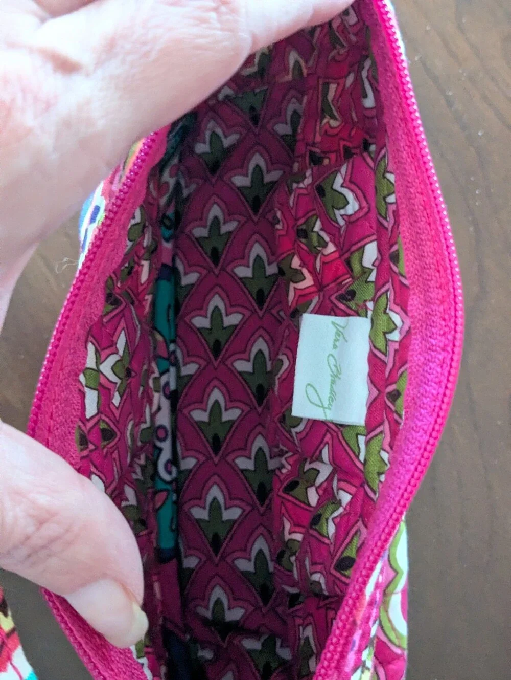 NWT Vera Bradley Pink Swirls Mini Crossbody Bag